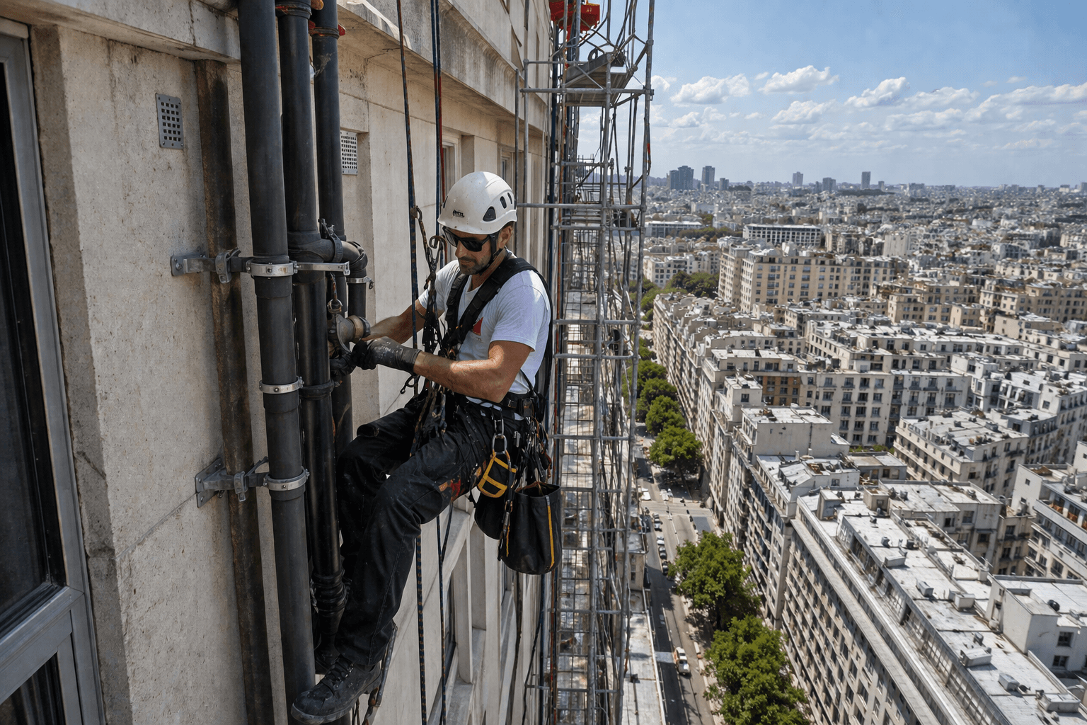 Plomberie en hauteur