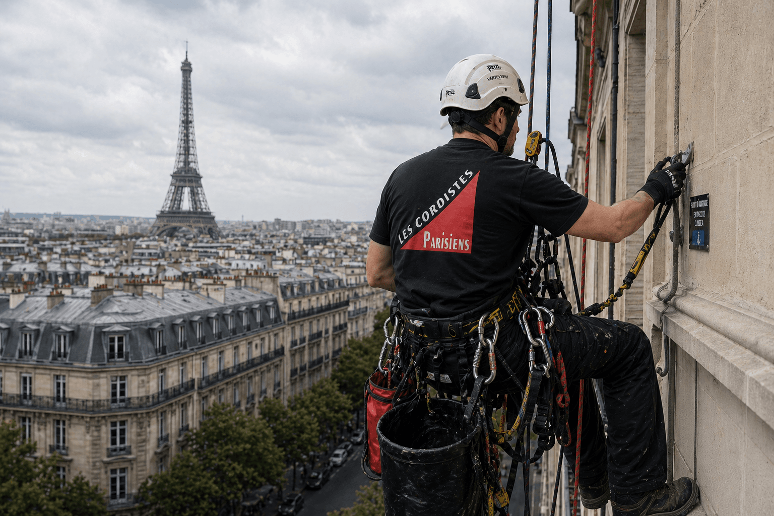Équipement de cordiste professionnel